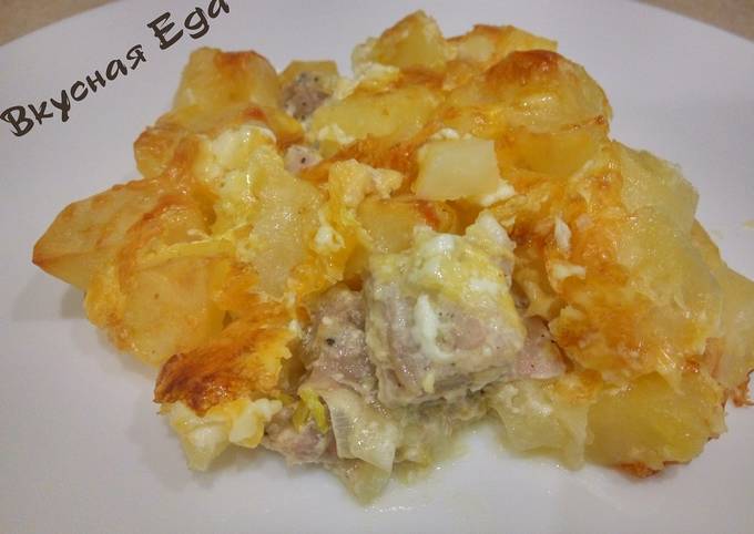 Тушеная картошка с тушенкой – 10 пошаговых рецептов приготовления с пошаговыми фото