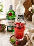 Mocktail de frutos rojos sin azúcar