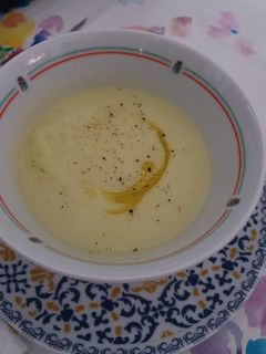 Una foto de Puré de calabacín