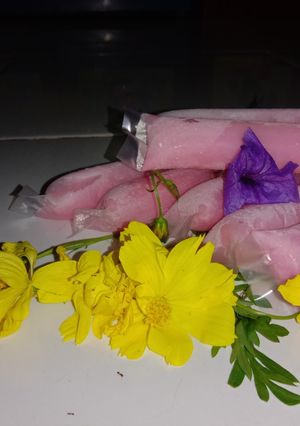 Foto resep Es lilin pop ice Strawberry