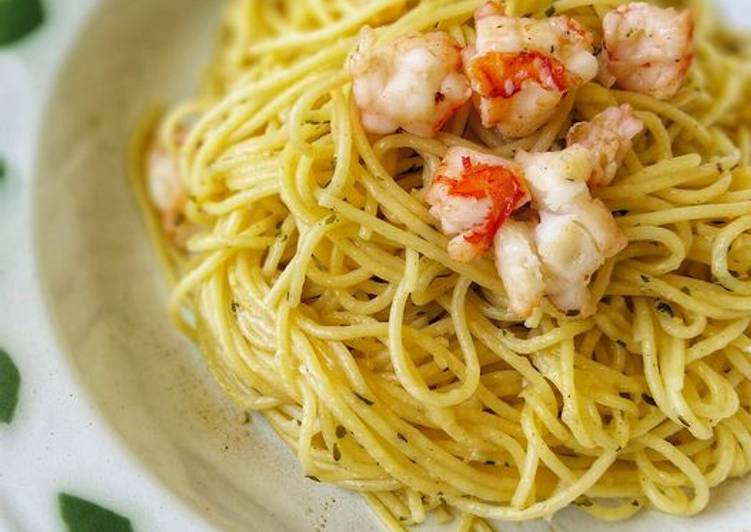Resep Spageti aglio olio udang yang Menggugah Selera