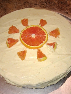 A picture of Moroccan Orange Cake.