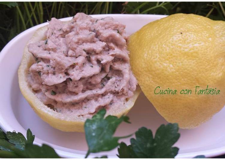Mousse di tonno, limone e zenzero