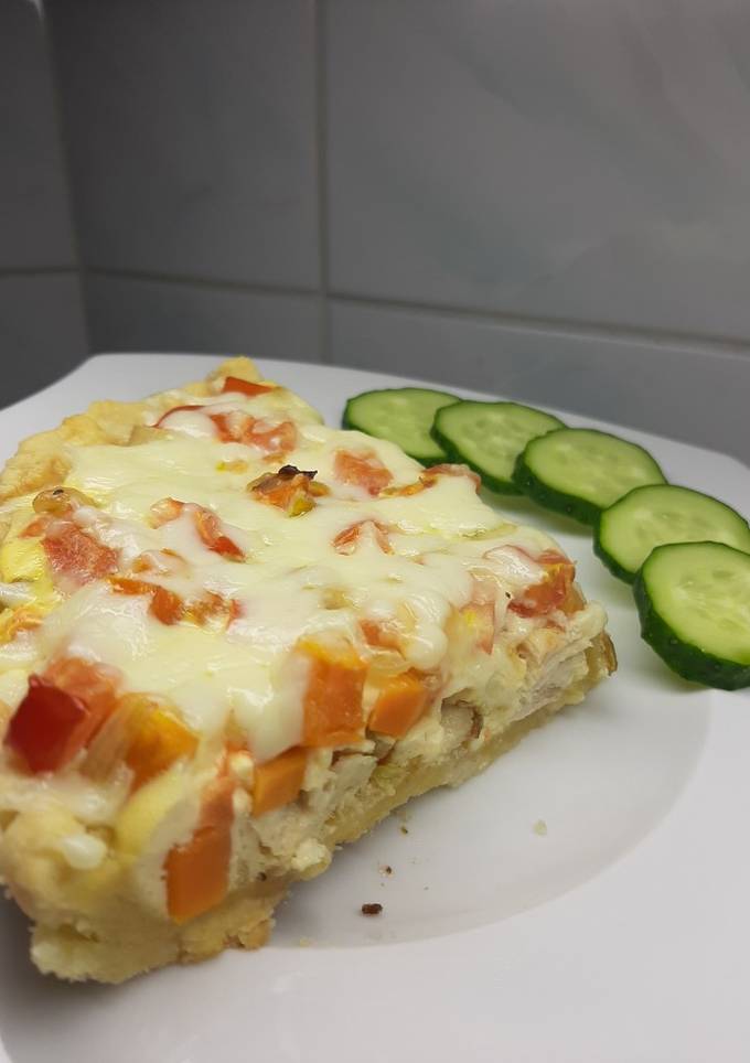 Ніжний кіш з куркою 🐔