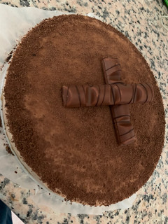 Una foto de Tarta de kinder bueno