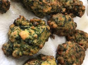 Una foto de 🤤Croquetas de seso y espinaca🤤