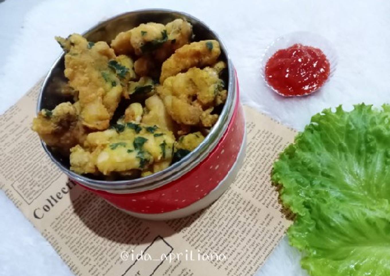 107. Ikan Barakuda fillet goreng tepung