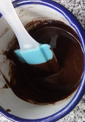 Una foto de Cobertura de chocolate, excelente y simple!!!