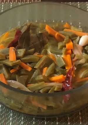 Una foto de Nopales a la vinagreta