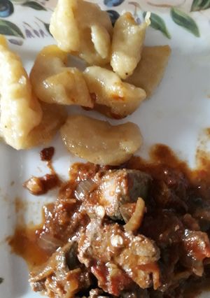 A picture of Potatoe gnocchi.