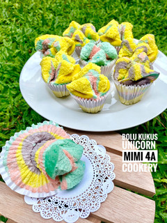 Foto resep Bolu Kukus Unicorn