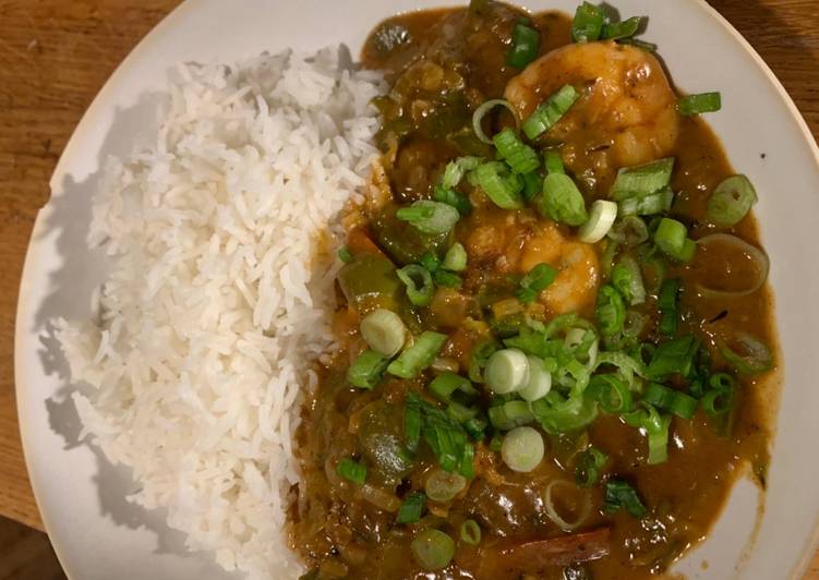 Steps to Prepare Shrimp Etoufee in 25 Minutes at Home