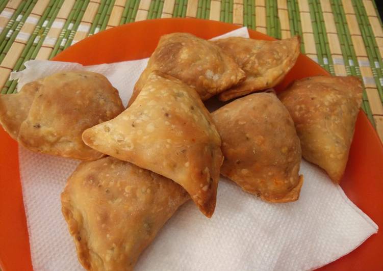 Recipe of Any-night-of-the-week Low oil samosas – air fryer cooking