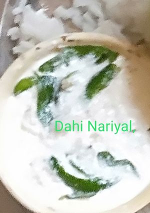 A picture of Dahi Nariyal,.