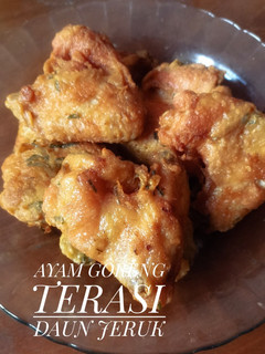 Foto resep Ayam goreng terasi daun jeruk