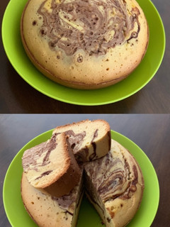 Foto resep Marble cake pake magic com