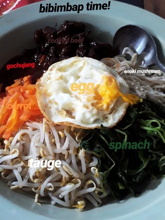 Easy Steps to Prepare Bibimbab the So Delicious So Delicious