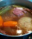 Caldo de carne (cocido o consomé)