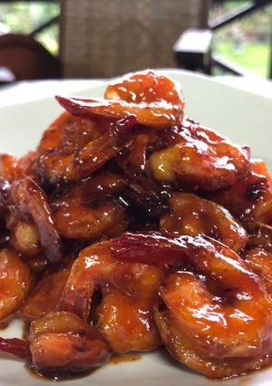 Foto resep Udang Bakar Madu ala Resto Sunda