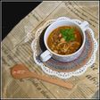 شوربة العدس البني مع الدجاج /أو قطع اللحم 🍲