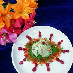 A picture of Paan Ice Cream.