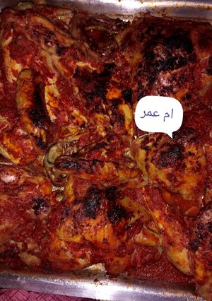 صورة لوصفة خلطة الفراخ بالطماطم والثوم