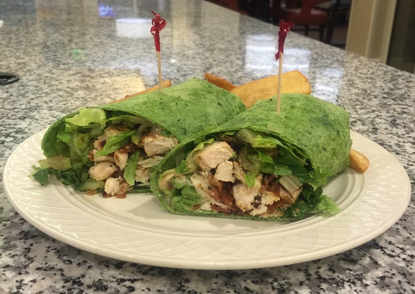 Lisbeth's Chicken Caesar Wrap