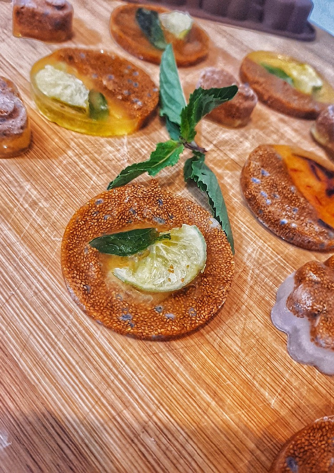عکسی از دستور یخ های طعم دار