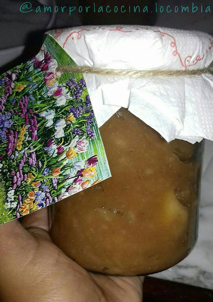 Una foto de Mermelada de manzana, jengibre y canela
