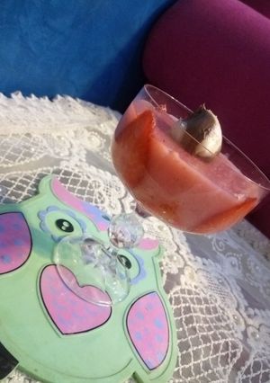 صورة لوصفة مهلبيه فراوله ❤😋
