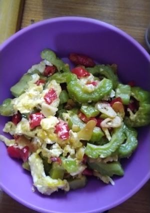 Foto resep Tumis Pare Telur