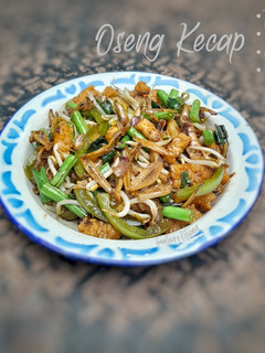 Foto resep Oseng Kecap : tempe, teri, buncis & tauge