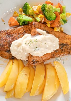 Foto resep Steak Dori Saus Bechamel