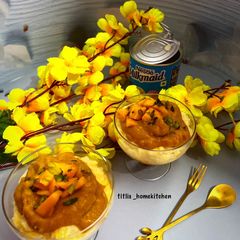 Caramelized Mango Custard Kheer A picture of Caramelized Mango Custard Kheer.