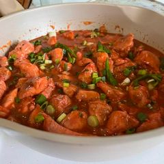 A picture of Hakka chilli chicken.