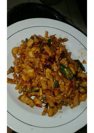 Foto resep Tempe goreng pedas manis 👌