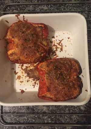 Una foto de Pimientos rellenos