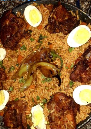 صورة لوصفة تلتلي بدجاج مجمر فلفرن