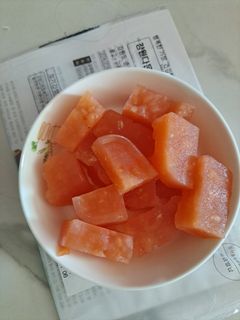 Hình của món Thạch dưa hấu.