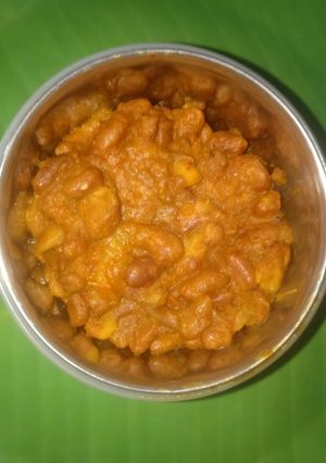 A picture of Rajma veg.