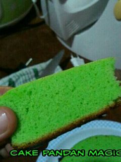 Foto resep Cake Pandan Magic Com