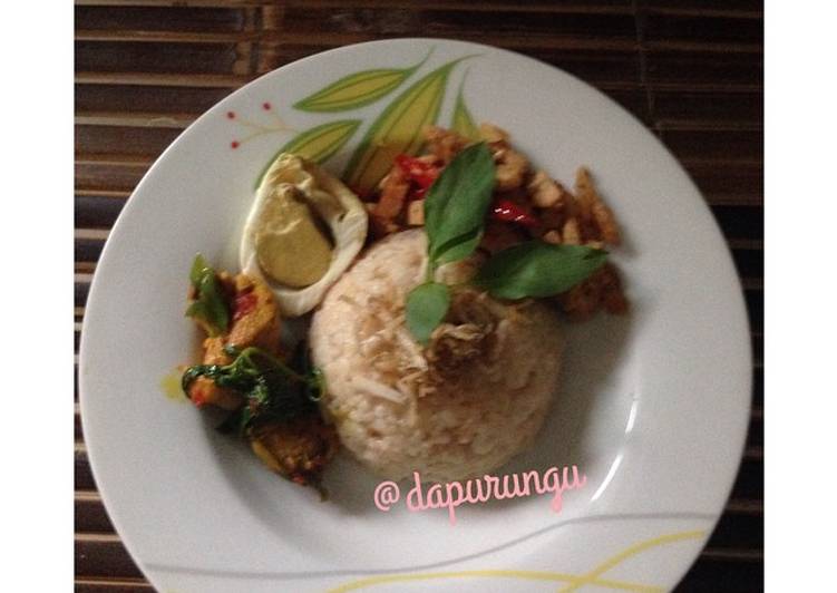 Resep Nasi Liwet Komplit (rice cooker) Anti Gagal