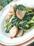 Tumis kangkung baksoo