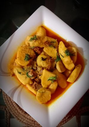 গাঠি কচু দিয়ে ছূড়ি শুঁটকির দম(Gathi Kochur dum Recipe in Bengali) রেসিপির প্রধান ছবি
