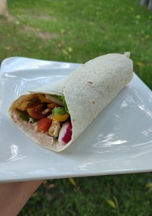 Csirkès tortilla recept fotója