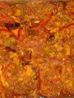صورة لوصفة صينية أسود باللحمه المفرومه