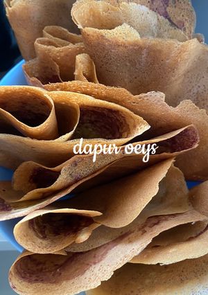 Foto resep Crepes Topping Blueberry Teflon