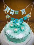 Blue Cake!! (Baby Shower 👶🏻🩵)