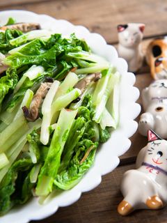 香菇炒小白菜@Selina Wu 的食譜成品照片