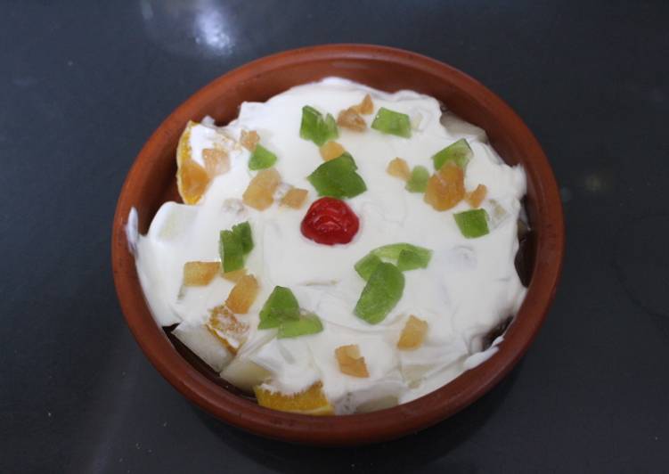 Melón con naranja y yogurt griego